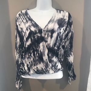 Tye dye crochet back top.